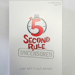 5 Second Rule Uncensored Game Ages 17+